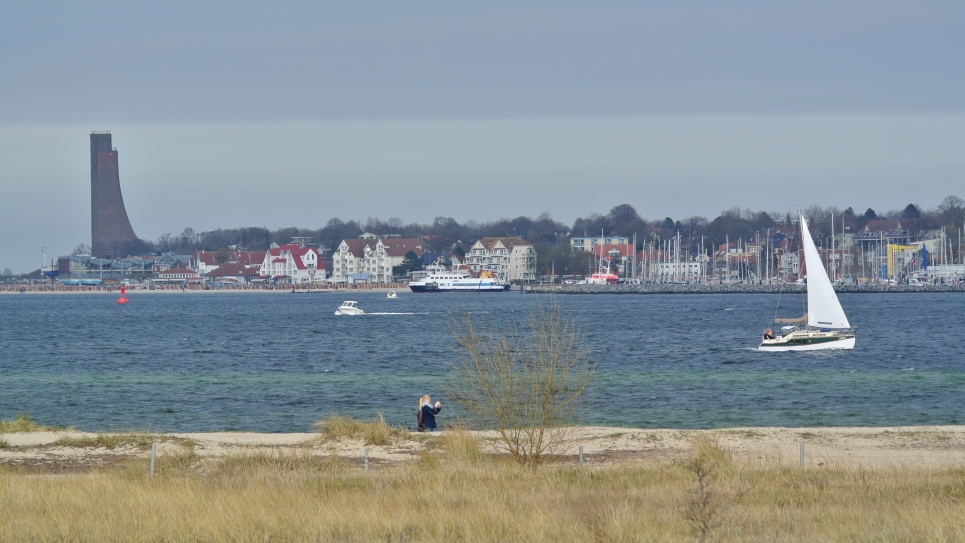 Blick über die Kieler Förde Richtung Laboe